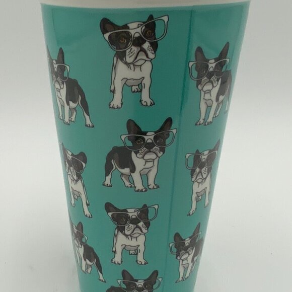 clair de lune Porcelain French Bulldog Travel 12 oz Mug - Picture 2 of 10